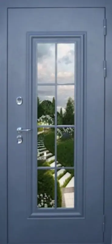 Входная дверь МКМ Броня Консул-4 Стеклопакет Термо (7024)