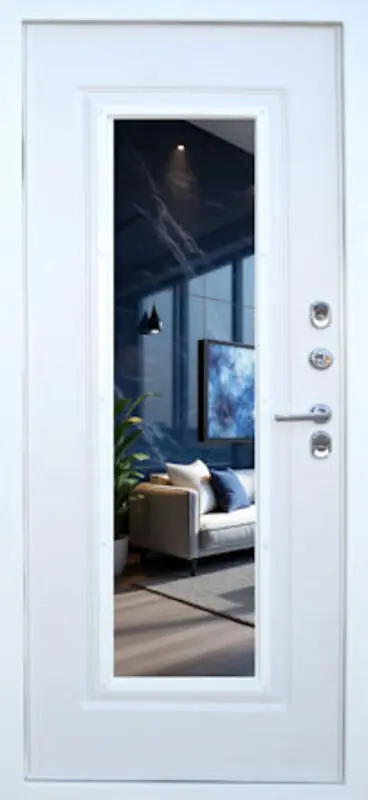 Входная дверь МКМ Броня Консул-4 Стеклопакет Термо (9003)