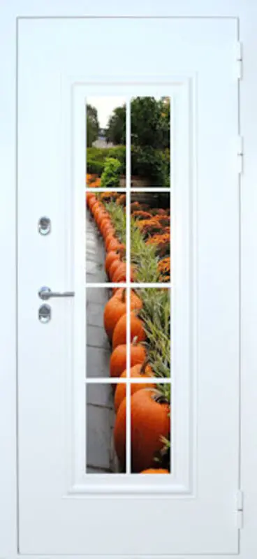 Входная дверь МКМ Броня Консул-4 Стеклопакет Термо (9003)