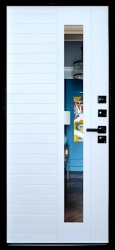 Входная дверь МКМ Броня Крафт Стеклопакет Термо (Дуб чарльстон)