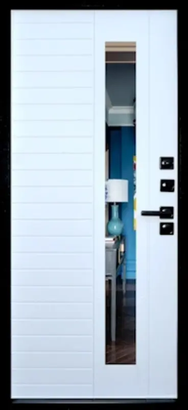 Входная дверь МКМ Броня Крафт Стеклопакет Термо (Дуб светлый)