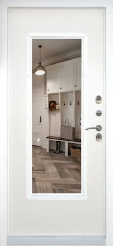 Входная дверь МКМ Броня Олимп Стеклопакет Термо (RAL 9005)