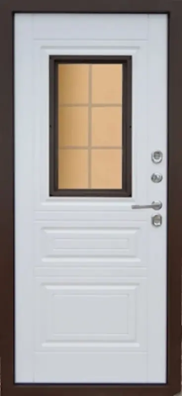 Входная дверь МКМ Броня Осло Стеклопакет Термо (8017)