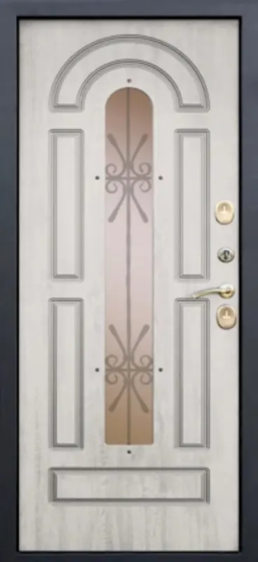 Входная дверь МКМ Феррони Витра Ковка Стеклопакет ТЕРМО