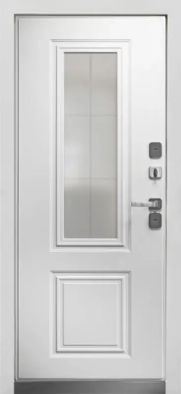 Входная дверь МКМ Люкс 3 Стеклопакет ТЕРМО (Букле шоколад)