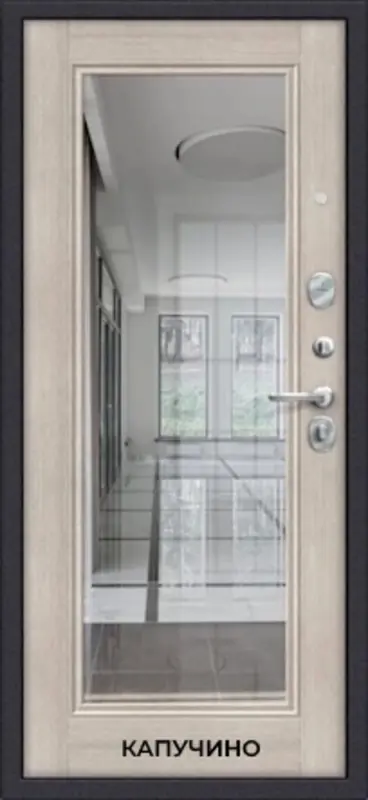 Входная дверь МКМ Порта 4п61 Графит Про Зеркало