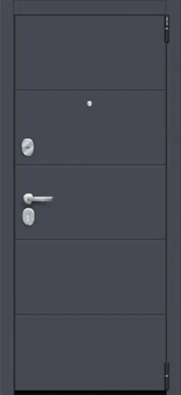 Входная дверь МКМ Порта 4п61 Графит Про Зеркало